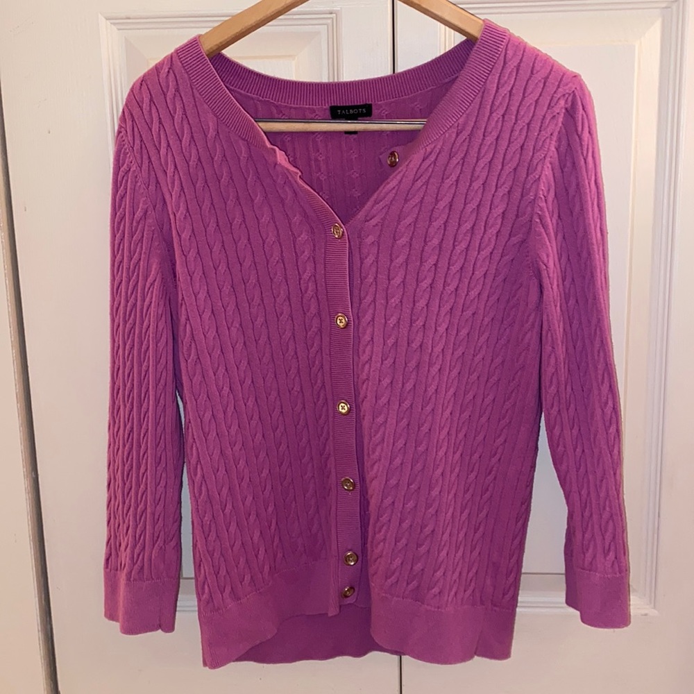 Talbots Purple Sweater